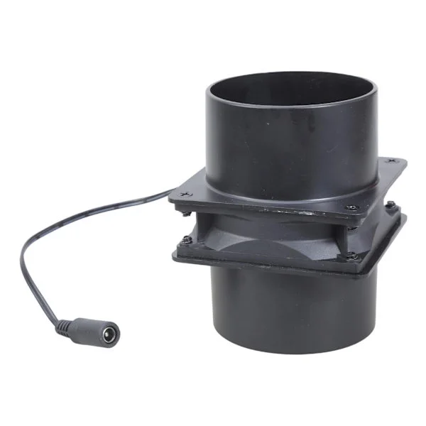8cm Inline Luftfläkt 12V Ventilationsfläkt Inline Marinläns Stark Motorventilationsfläkt Läns Luftfläkt