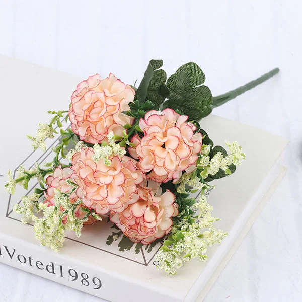 1 Kukkakimppu 5 päätä Hortensia silkkikukka tekokukka Holdi