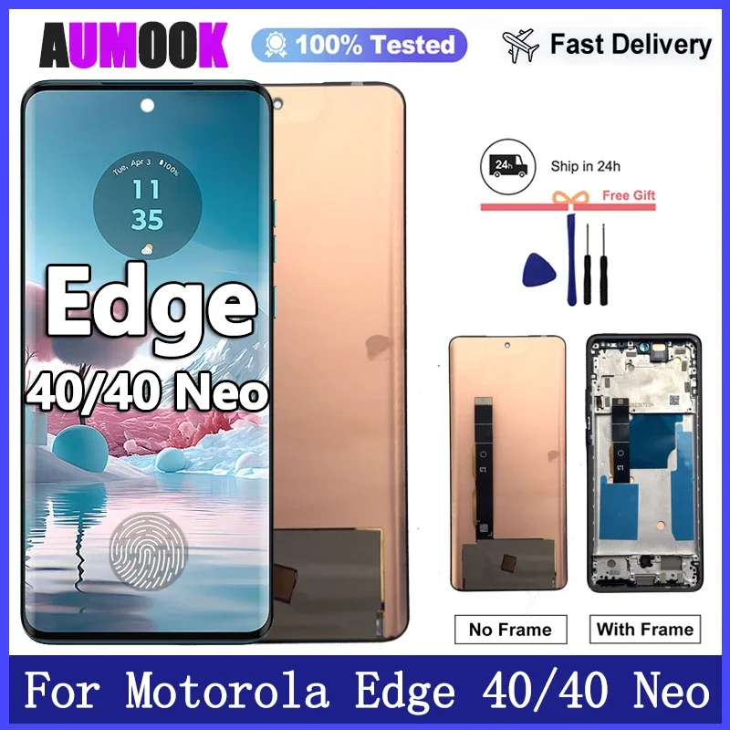 AliExpress - Nouvel écran OLED pour Motorola Edge 40 Neo, écran tactile LCD, numériseur pour Motorola Edge 40, remplacement de l'écran LCD