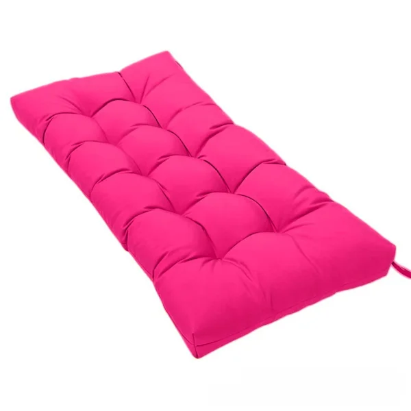 Reusable Indoor/Outdoor Bench Cushion, Waterproof Swing Chair Cushion, Garden Chair Cushion for Lounger - Rose Red Wine Red