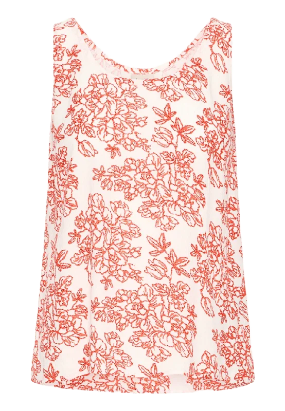 Fransa FREASE TOP 2 Shirt Skjortor Dam Orange S