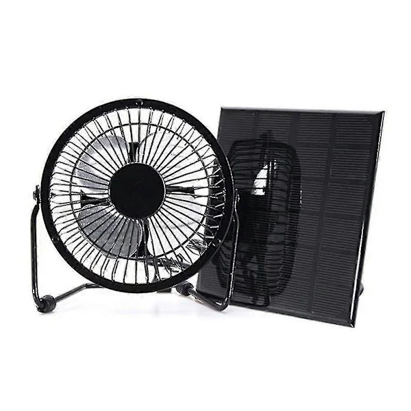 Mini 5w solpanel bærbar varmeafledningsventilator fotovoltaisk solpanel ft