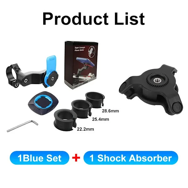 [KK]QUAD-LOCK Motorcycle Bicycle Phone Holder Stand Bike Phone Holder Bicycle Holder 360° Rotatable Navigation Support Safety Mount