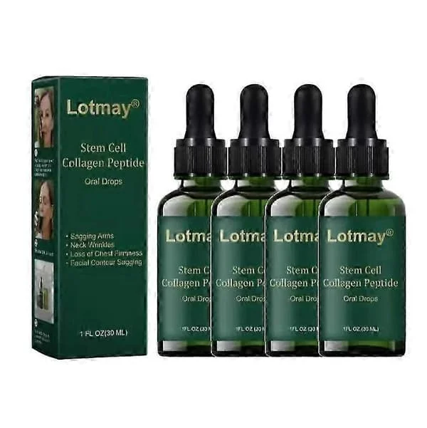 【YD】1-5x Lotmay Stamcelle Kollagen Peptid Orale Dråper, Hydrolysert Flytende Kollagen Peptider for Løft og Oppstramming av Hud og Reduksjon av Rynker