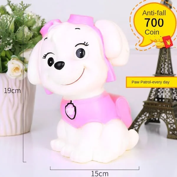 【BQ】Paw Patrol Chase Skye Lille Sparegris Søde Mønt Pengekasser Opbevaring Legetøj Børn Drenge Piger Sparekasse Boligindretning Børnegaver