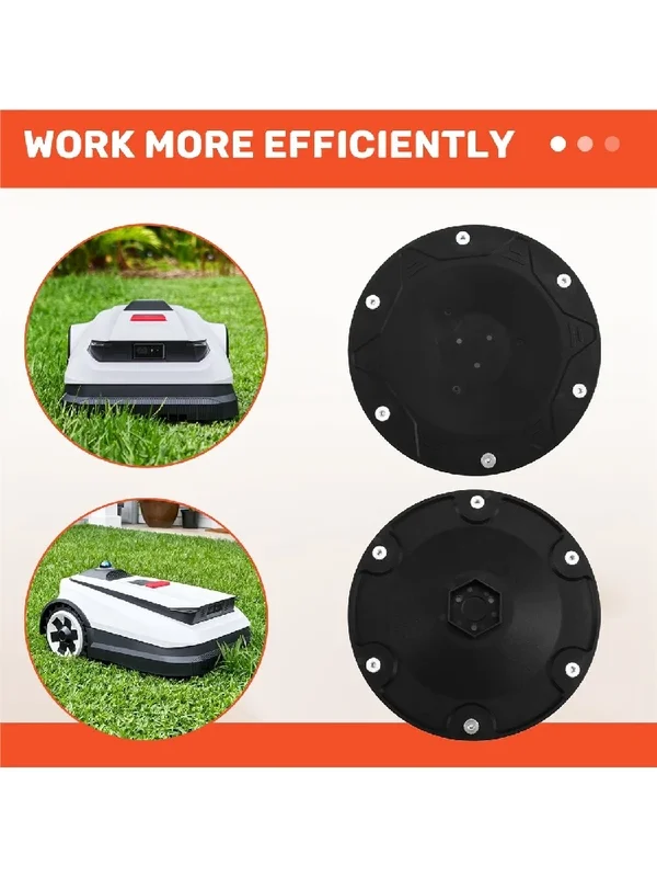 AliExpress - Disque de lame Homegood pour tondeuse à gazon sans fil ECOVACS Goat O500, O800, O1200, G1-800, G1-2000, G1 (187 mm) avec lames de coupe