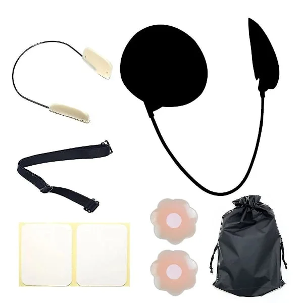 Push Up Frontlös BH Kit Djup Urringning BH Kit BH Dold BH Hud (LGL)
