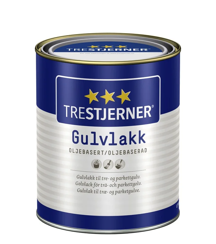 Trestjerner Gulvlakk Oljebasert Blank 0,75L