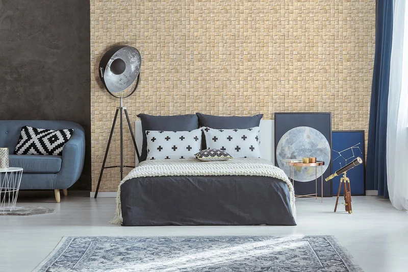 Marburg Tapet, Struktura 2545740 , L, Beige, Färg & tapeter