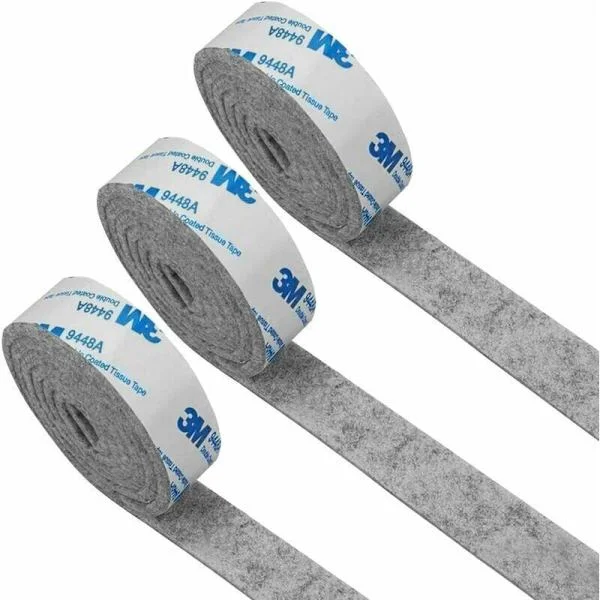 Self-adhesive furniture pads, felt 5 rolls (100 x 2 cm) Free cutting of any size or shape non-slip pad table protector Chair sofa-FY-