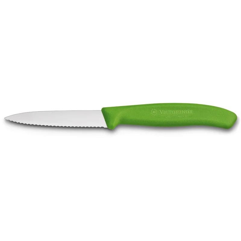Victorinox Tandad Skalkniv 8 cm Nylonhandtag Grön | Matlagning > Köksknivar > Skalknivar | Bagaren och Kocken