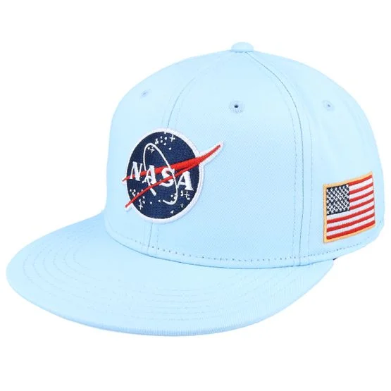 American Needle - Azul snapback Gorra - Nasa Blockhead 2.0 Powder Blue Snapback @ Hatstore