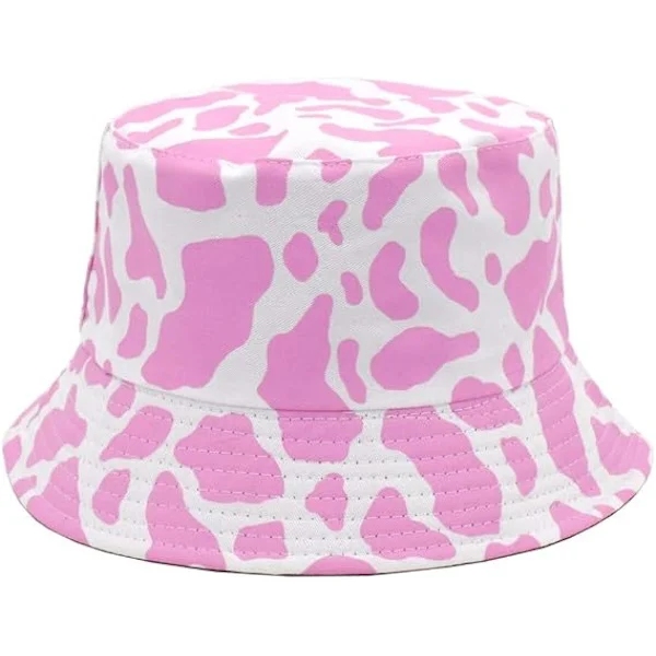 Bucket Hat Unisex Tryckt Fiskarhatt Vändbar Fiskarmössa för Män Kvinnor Tonåring