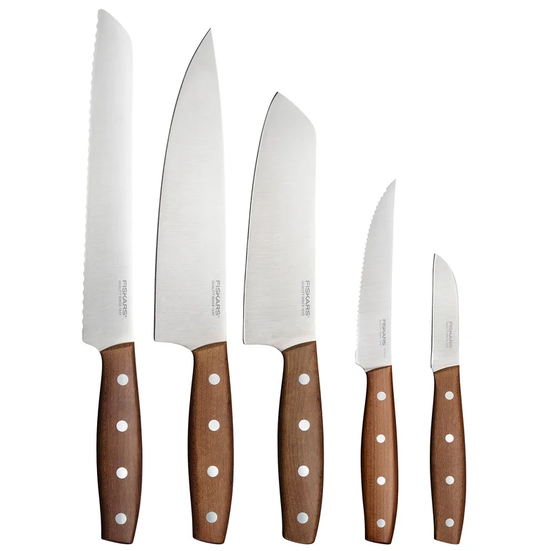 Fiskars Folken knivsæt 5 dele, træ | KitchenOne