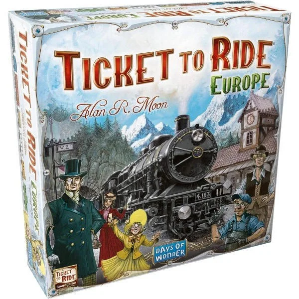 (Specialerbjudande) Days of Wonders "Ticket to Ride Europe" Brädspel | 2-5 spelare - Perfekt