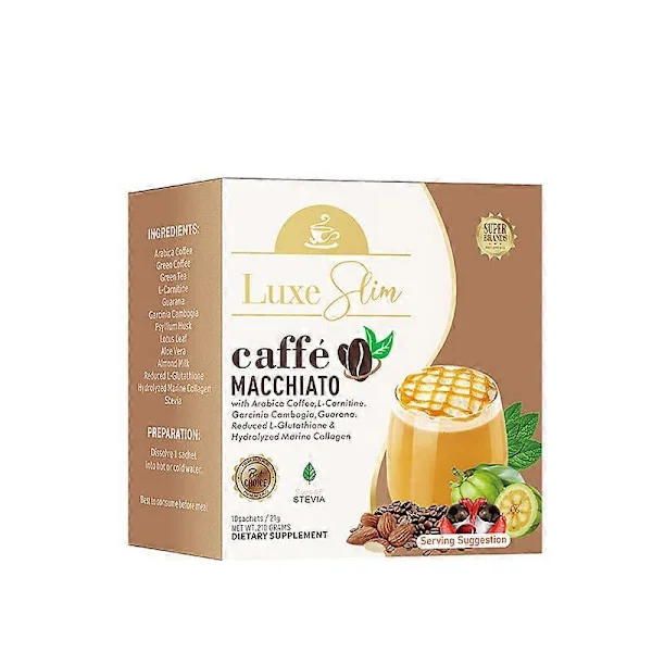 【BQ】LUXE Slim MACCHIATO kaffe 210g macchiato keto svart kaffe