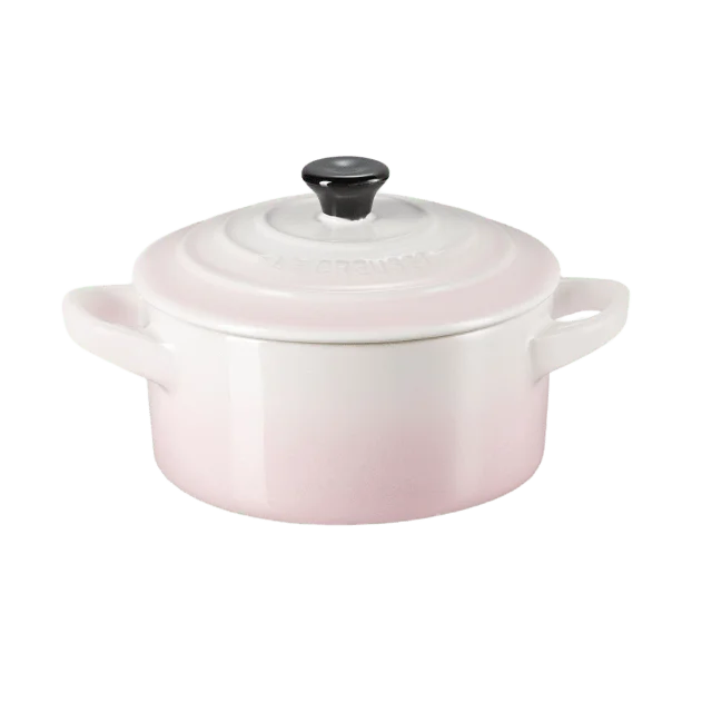 Le Creuset Signature Stengods Minigryta 250Ml Shell Pink Kastruller & grytor Rosa 0,25 L