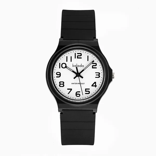 Kello pojkar flickor, armbandsur pojkar analog, armbandsur barn, analog kvartsur med armbandsur gummi vattentät utomhussport