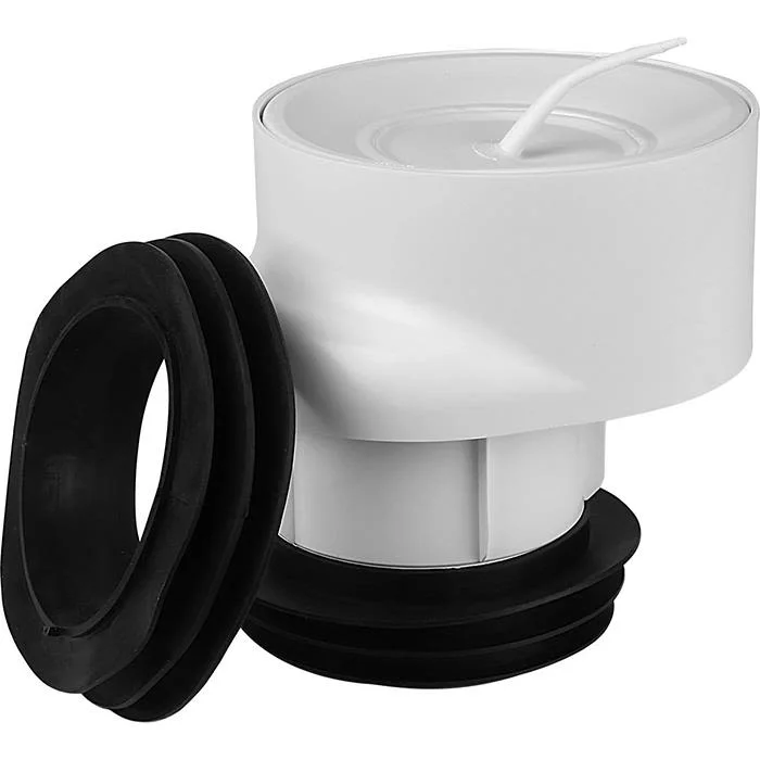 Faluplast 2316850 WC-anslutning 110 mm, med packning och huv, Badrum
