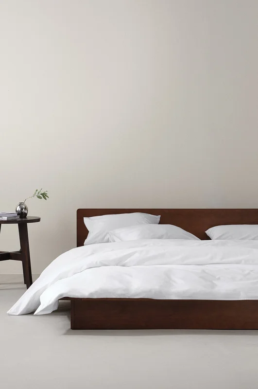 Jotex - Percale Påslakanset Dubbelsäng Ekologisk Vit ZACK - Köp Dubbelsäng hos Jotex