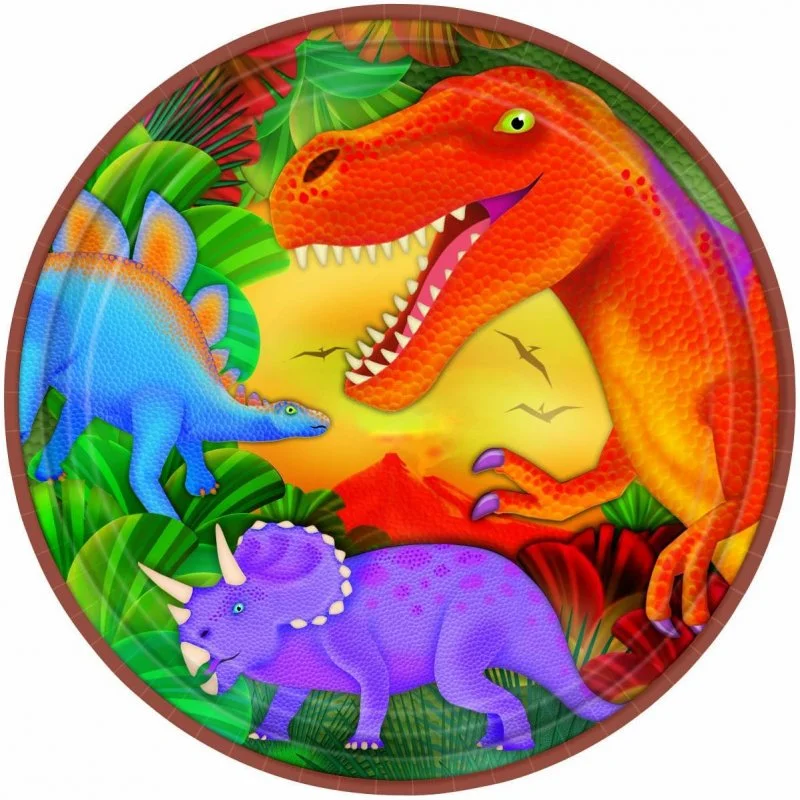 Tallerkner dinosaur 8-pak