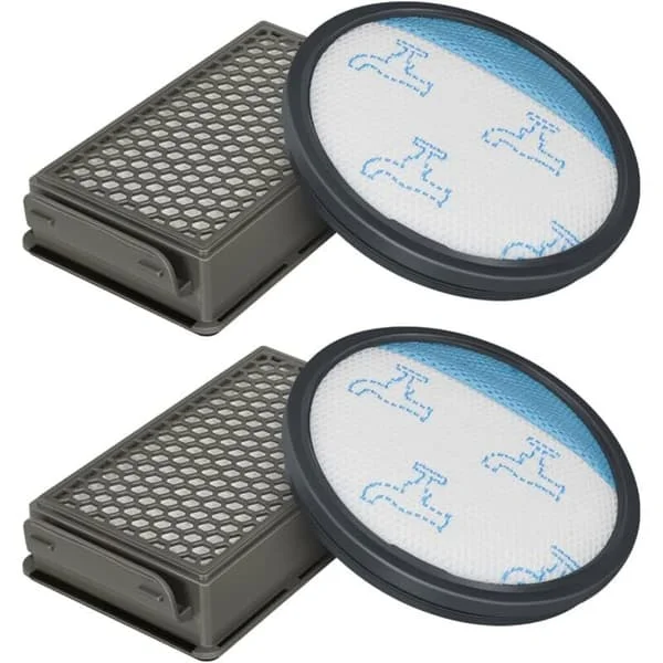 HEPA-filterkit för Rowenta/Moulinex/Tefal Compact Power Cyclonic dammsugare RO3731EA RO3753EA RO3786EA, Ersättningsfiltertillbehör (D)