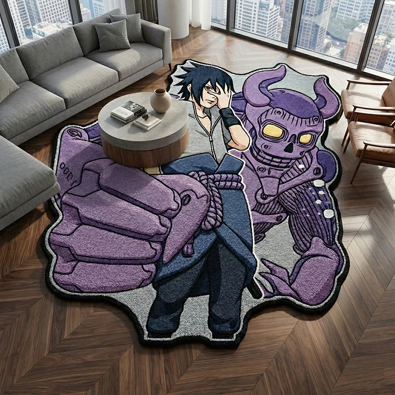 AliExpress - Anime Naruto Sasuke Susanoo Tapijt - Vloerkleed in de vorm van een tapijt, zacht pluizig mat voor woonkamer, slaapkamer, woondecoratie, 