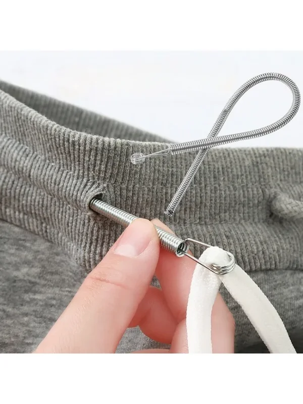 AliExpress - 1/5 stuks Buigbare Lente Trekkoord Threader Clip Broek Hoodies Elastische Band Efficiënte Touw Threading Tool DIY Naaiaccessoires