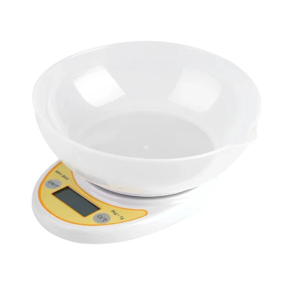 Koge- og bagevægt 5 kg/1 g, med LCD-display