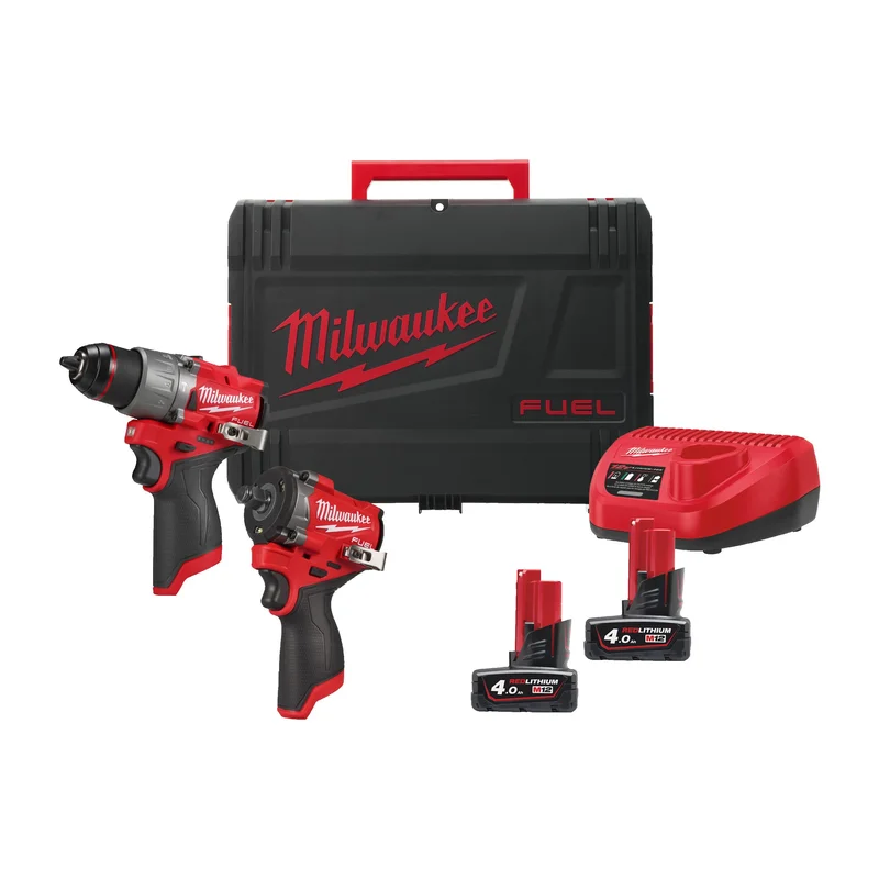 Milwaukee M12 FPP2X2-402X Akkukonesarja sisältäen akut ja laturin, Koneet
