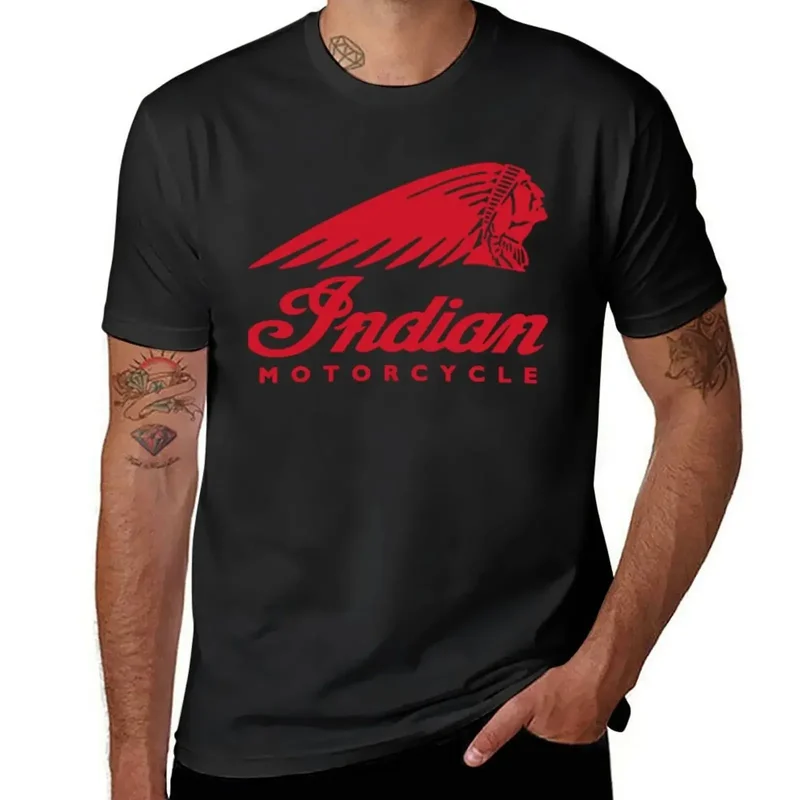 AliExpress - T-Shirt à Manches Courtes pour Homme, Haut avec Logo de Moto Indienne, Basket-Ball, Graphique, Scopique