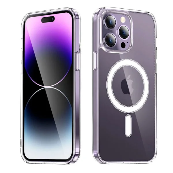 iPhone 14 Pro Max Silikonskal - Magsafe Transparent