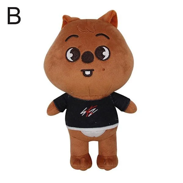 Skzoo - Stray Kids 20 cm Dukke, Plyslegetøj, Chan Leebit Dwaekki Jiniret Han Quokka, Til Fans, Sød Gave_Super Gave