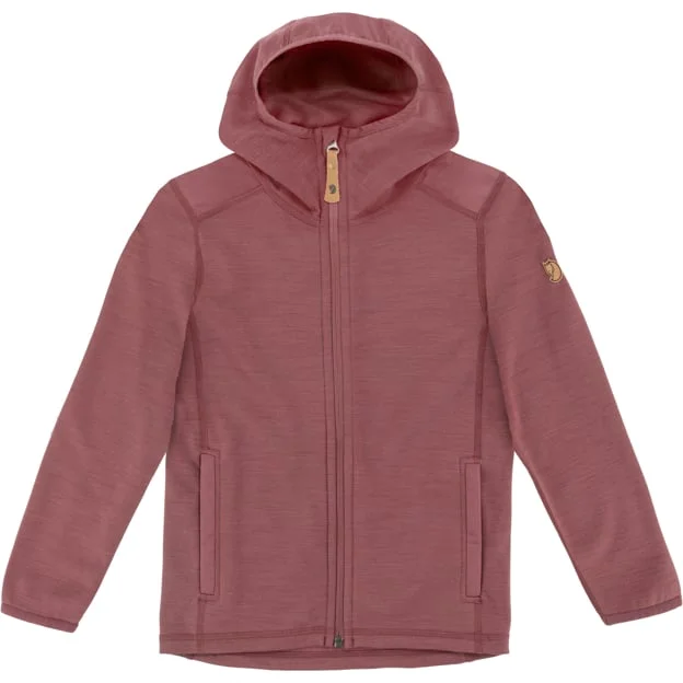 Fjällräven Kids Keb Fleece Hettegenser 146 - unisex - Mesa Purple - Topps