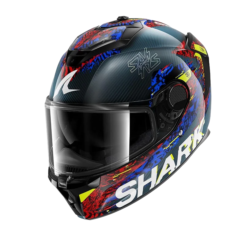 Shark Spartan GT Pro Carbon Speed-Vib Full Face Helmet Blue/Red M
