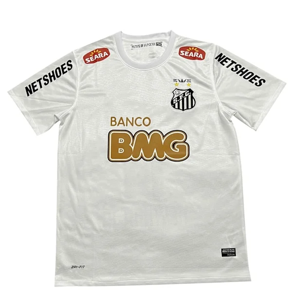 1213 sesong Brasil Santos drakt Santos jubileumsutgave Nr 11 Neymar fotballdrakt hvit White-XS