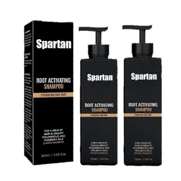 1-3x SPARTAN Root Activator Shampoo for men - Hårvekstsjampo for hårtap og tynt hår - XN (2 stk)