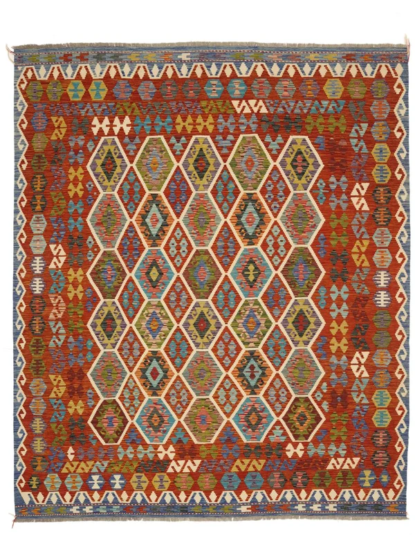 Kelim Afghan Old Style Matot Itämainen Isot (Villa, )
