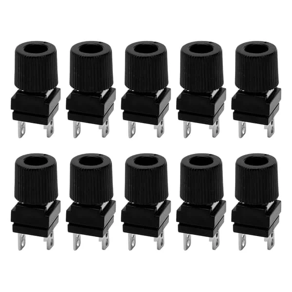 10 kpl tehoterminaali 300-500W puhdas kupari-invertteri 13mm virtalähdeterminaali M4-terminaali musta