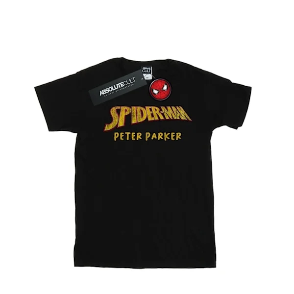 Marvel Herr Spider-Man AKA Peter Parker T-shirt L Svart