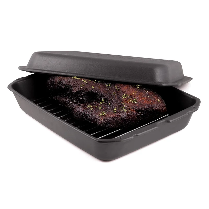 Broil king Støpejernsgryte king size 44 x 33 cm, svart