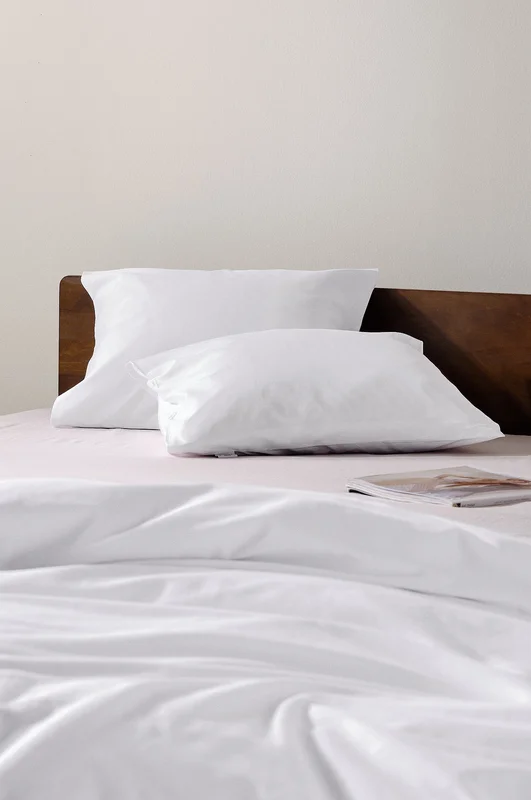 Jotex - Satin Örngott i Satin 50x60 Cm 2-pack Ekologisk Vit ZACK - Köp Örngott hos Jotex