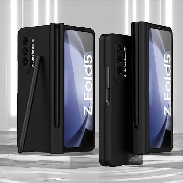 til Samsung Galaxy Z Fold 5 etui med S Pen holder & S Pen, skærmbeskytter hængsel etui til Samsung Z Fold 5 etui
