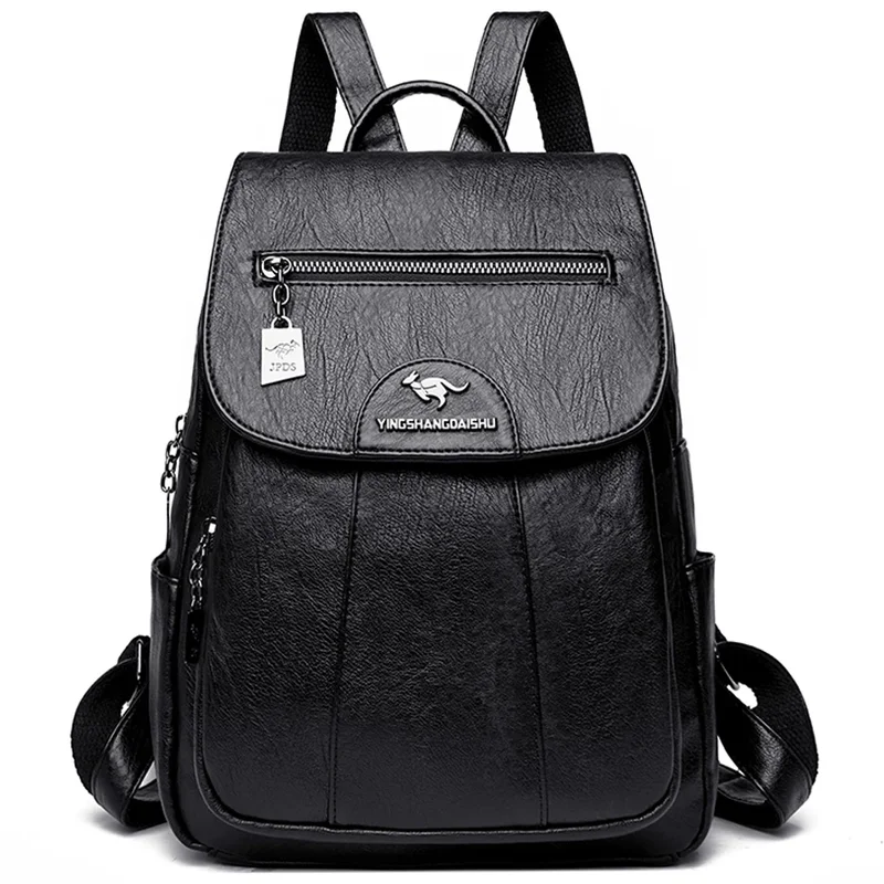 AliExpress - 5 couleurs femmes sacs à Dos en cuir souple Vintage femme sacs à bandoulière Sac a Dos décontracté voyage dames Sac à Dos Mochilas sacs 