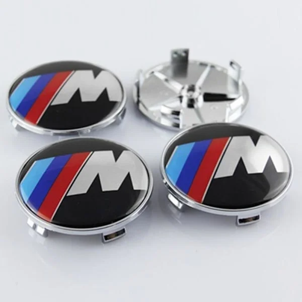 B14 - 68MM 4-pack Centrumkåpor BMW M Logo