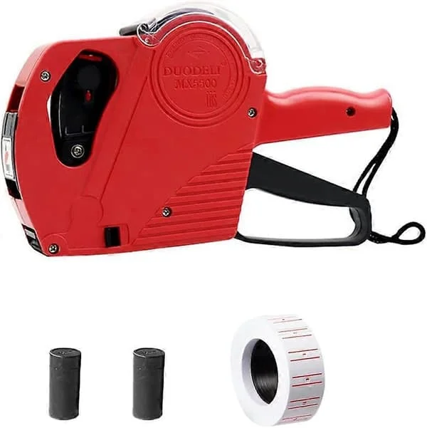 Price Marker, Handheld Label Printer, 1 Line/8 Character Label Printer, Price Marking Set, Price Tag Set, Hand Label Printer, Price Tag