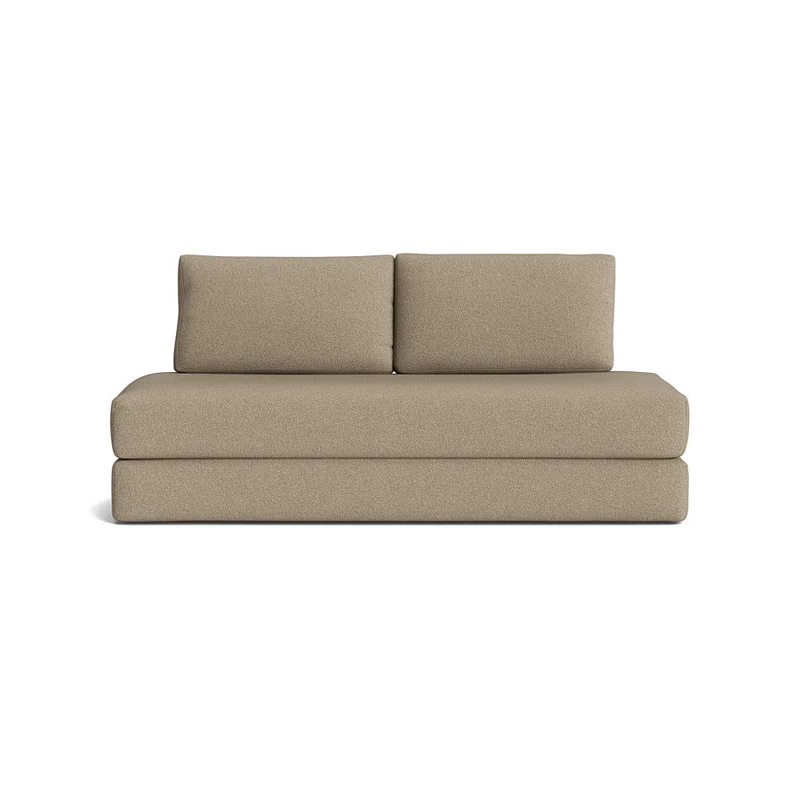 Fold 3 personers sovesofa - Bouclé Beige - 202,5x81x88 - Sofa, sovesofa
