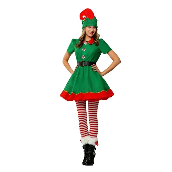 Jule Elf Kostume Børn Voksen Elf Kostume Sæt Dejligt Familie Elf Kostume Sæt Jule Elf Kostume Fancy Kjole