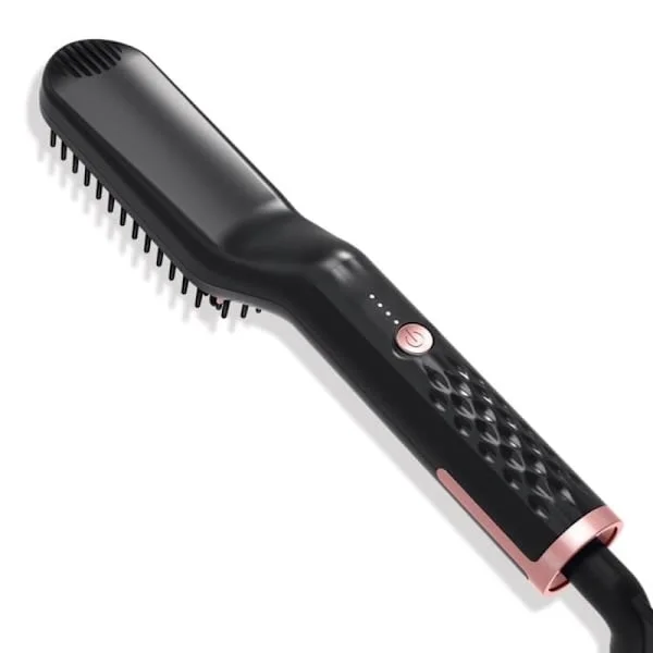 TG Black Gold Men's Beard Straightener, Mini Hair Straightener