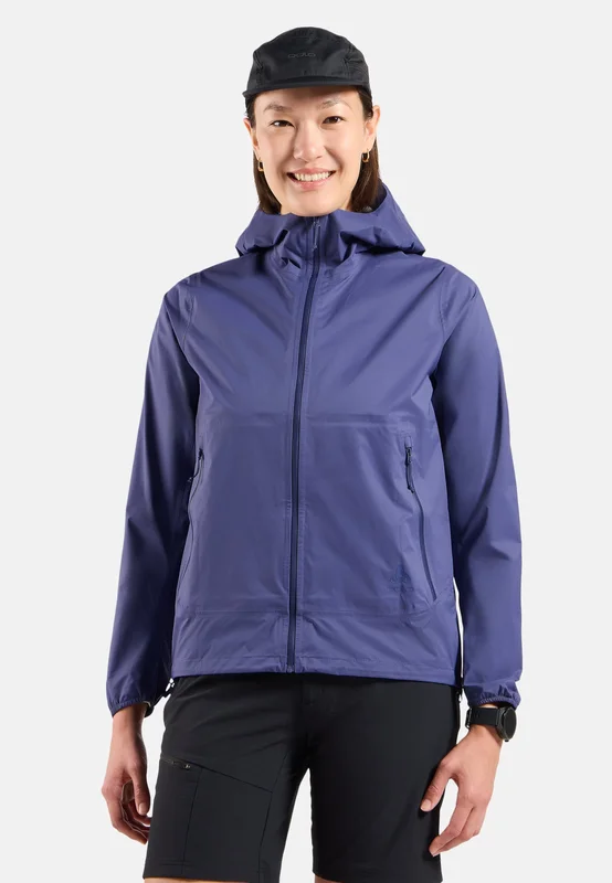 Odlo Essential 2.5L Waterproof Jakke for dame, XL, lilla